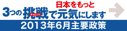 幸福実現党2013年6月主要政策